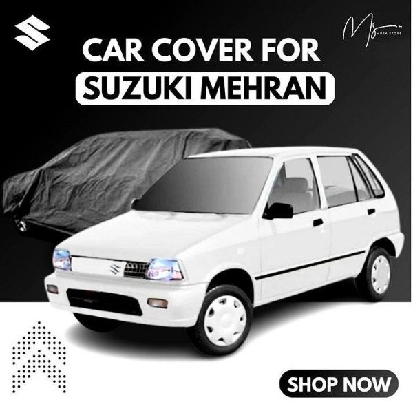 Waterproof Silver Coated Car Cover for Suzuki Mehran 1988–2019 STOREONE.PK