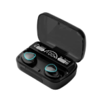 M10 Digital Display Case Earbuds – Black - Image 5