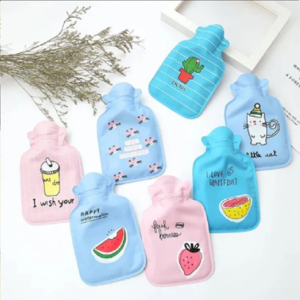 Mini Hot Water Bottle – Cartoon Hand Warmer Hot Water Bag (100 ML) storeone.pk