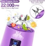 Portable Electric Juicer Blender – USB Rechargeable Mini Smoothie Maker for Fruits & Shakes - Image 4