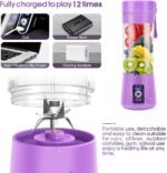 Portable Electric Juicer Blender – USB Rechargeable Mini Smoothie Maker for Fruits & Shakes - Image 5