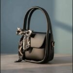 girls handbag, black mini bag, PU leather purse, cute bow handbag, small handbag for girls, stylish mini purse, girls fashion bag Pakistan, affordable girls handbag - STOREONE.PK