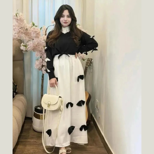 Elegant 2-Piece Chiffon Outfit for Weddings, Parties & Casual Wear in Pakistan - storeone.pk