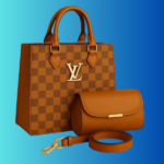 Women’s PU Leather Textured Handbag Set with Pouch – Elegant Top Handle Bag for Daily Use | STOREONE.PK - Image 3