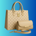 Women’s PU Leather Textured Handbag Set with Pouch – Elegant Top Handle Bag for Daily Use | STOREONE.PK - Image 2