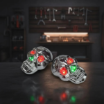 Special Decoration Fancy Stylish Skull Shape Motorcycle LED Indicators - Image 3