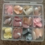 144 Pcs French Tip Artificial Nails – Nude Shades | Easy Stick-On Manicure Set STOREONE.PK