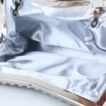 Silver Rhinestone Clutch – Elegant Wedding & Party Evening Bag - Image 5
